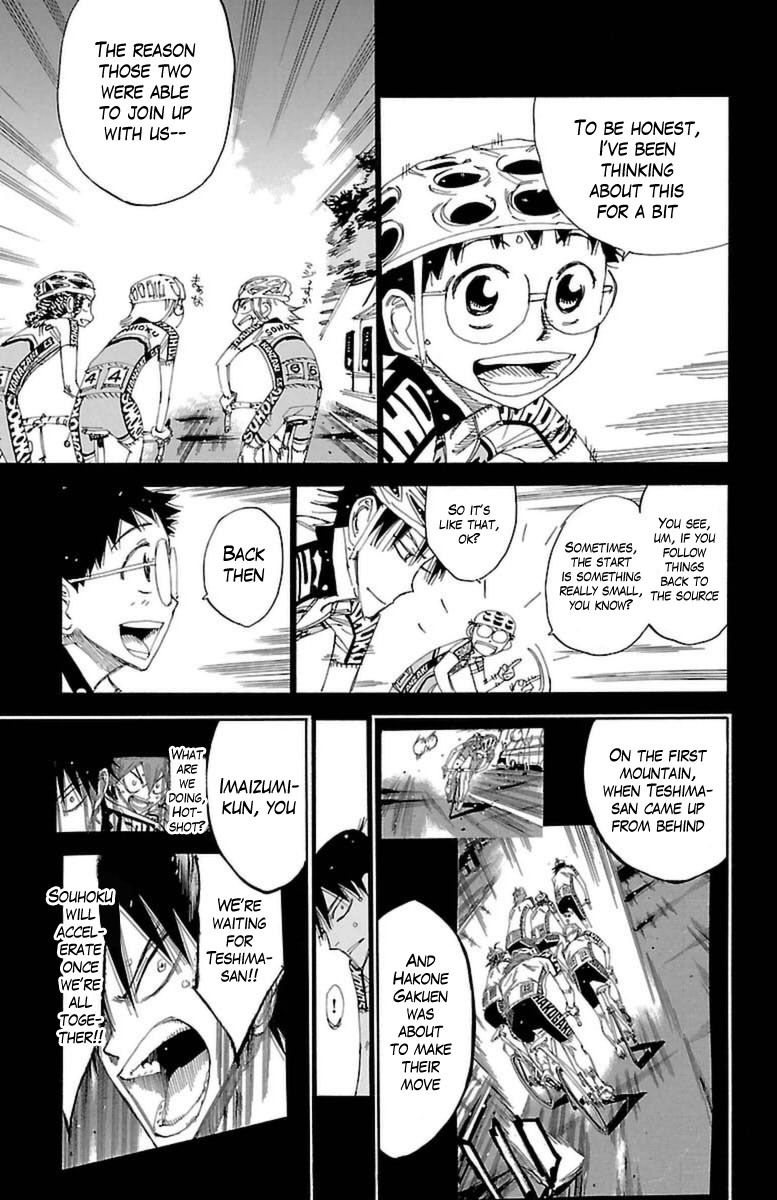 Yowamushi Pedal Chapter 397 page 16 - Chapter 397: Naruko's willpower
