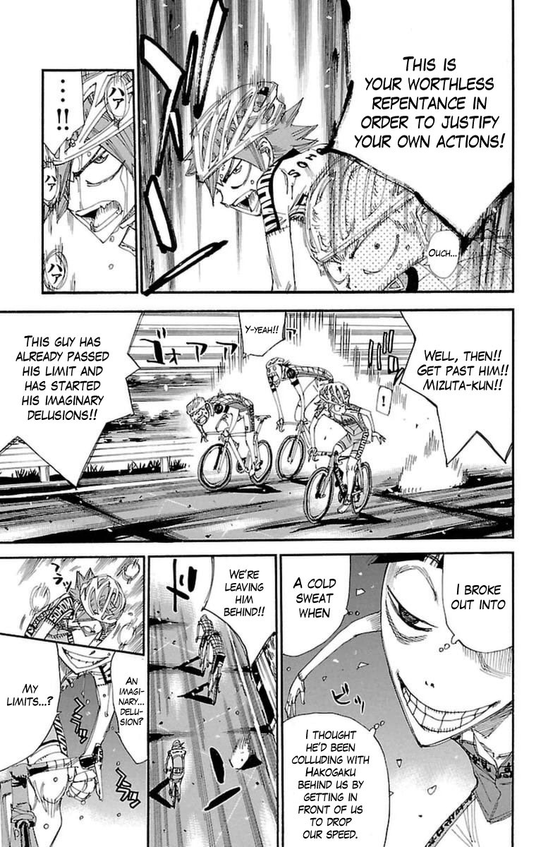 Yowamushi Pedal Chapter 397 page 3 - Chapter 397: Naruko's willpower