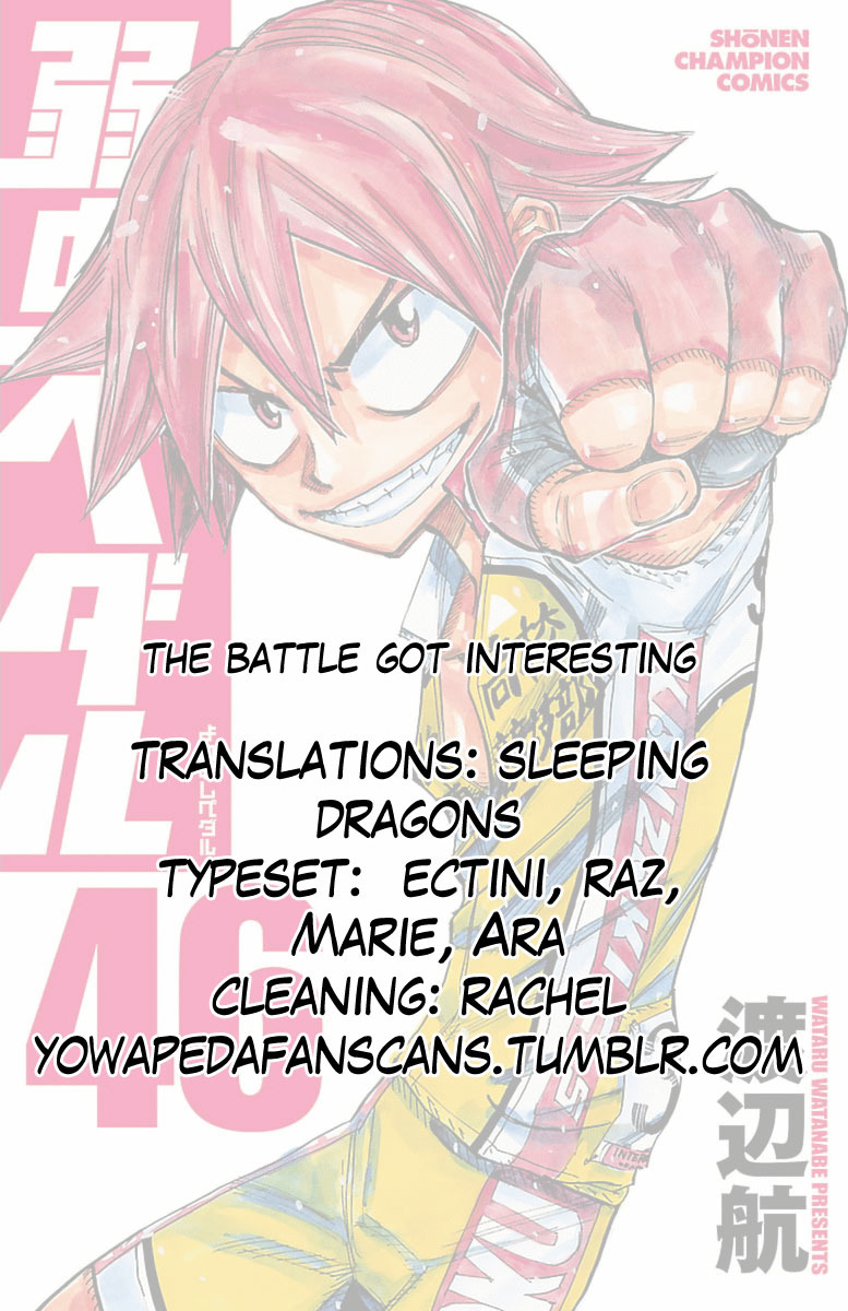 Yowamushi Pedal Chapter 398 page 22 - Chapter 398: Come on!!