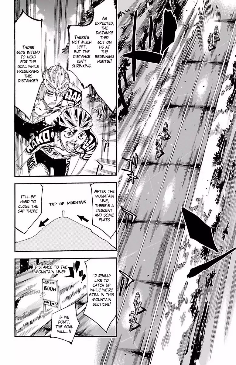 Yowamushi Pedal Chapter 399 page 12 - Chapter 399: The summit draws near