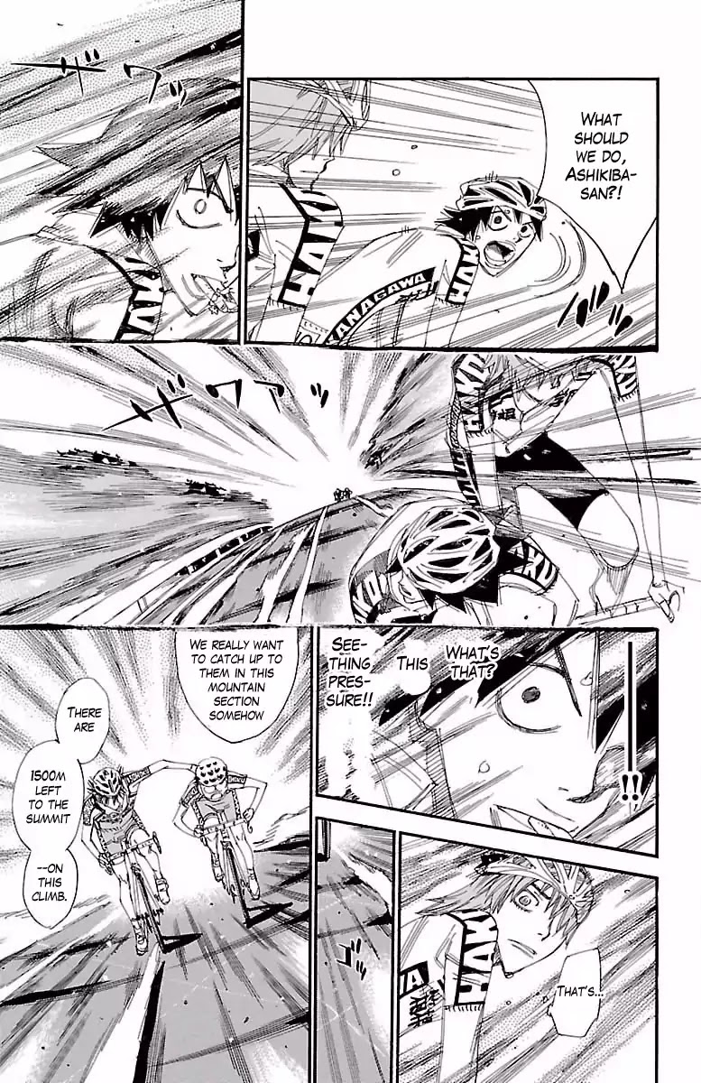 Yowamushi Pedal Chapter 399 page 13 - Chapter 399: The summit draws near