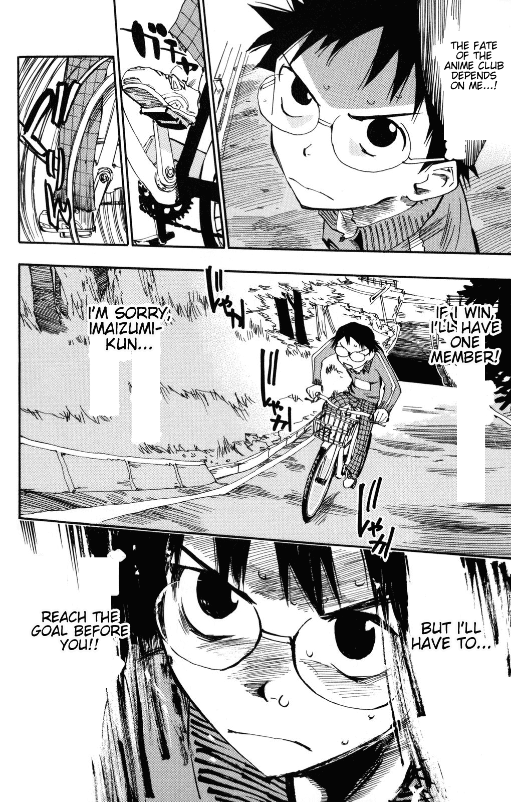 Yowamushi Pedal Chapter 4 page 15 - Chapter 4: For the Sake of the Club!