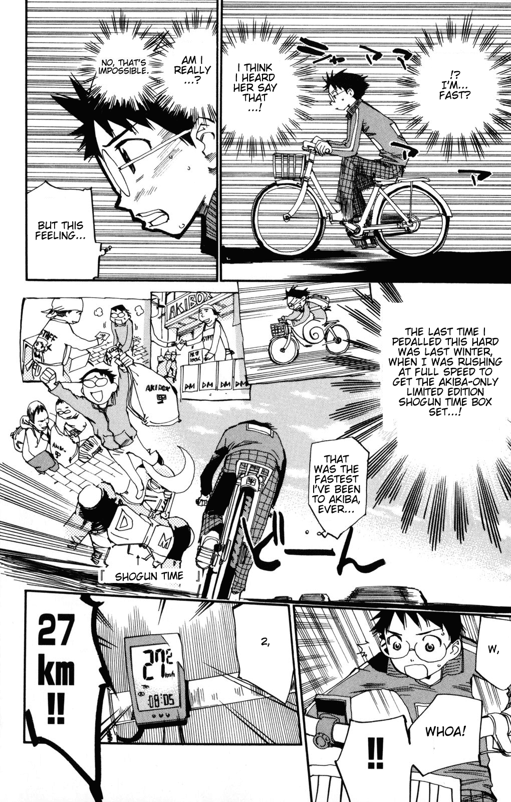 Yowamushi Pedal Chapter 4 page 9 - Chapter 4: For the Sake of the Club!
