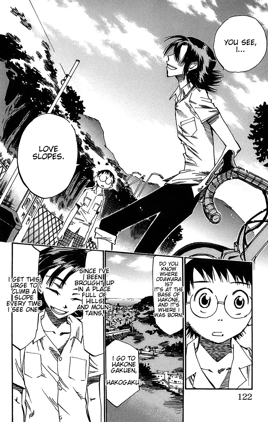 Yowamushi Pedal Chapter 40 page 14 - Chapter 40: The Cyclist from Hakone