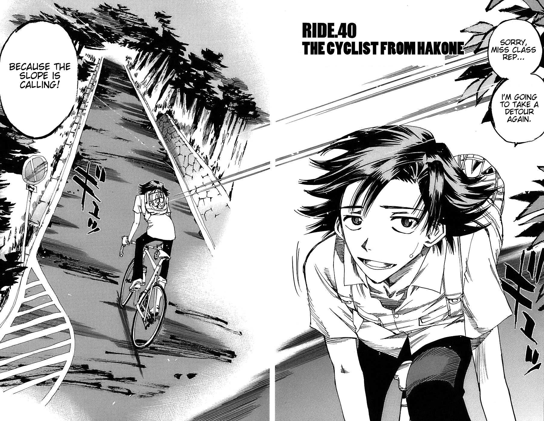 Yowamushi Pedal Chapter 40 page 2 - Chapter 40: The Cyclist from Hakone