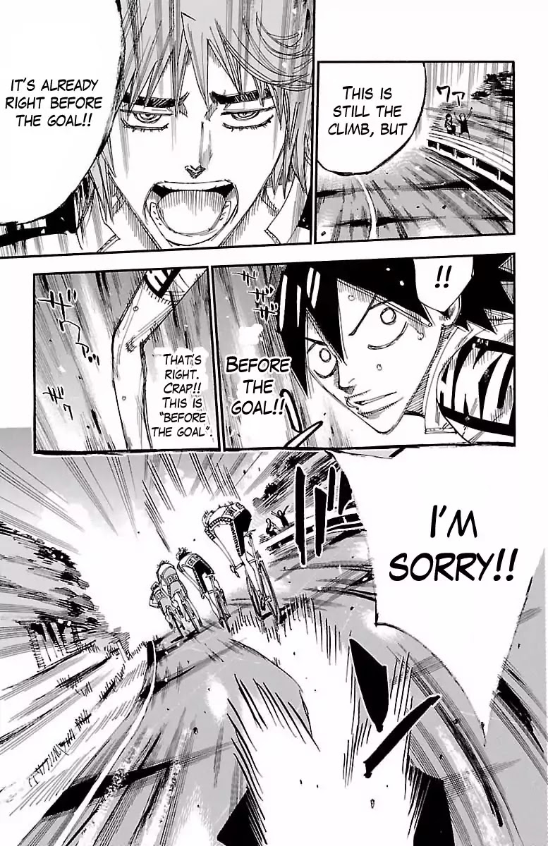 Yowamushi Pedal Chapter 400 page 13 - Chapter 400: Onoda Sakamichi