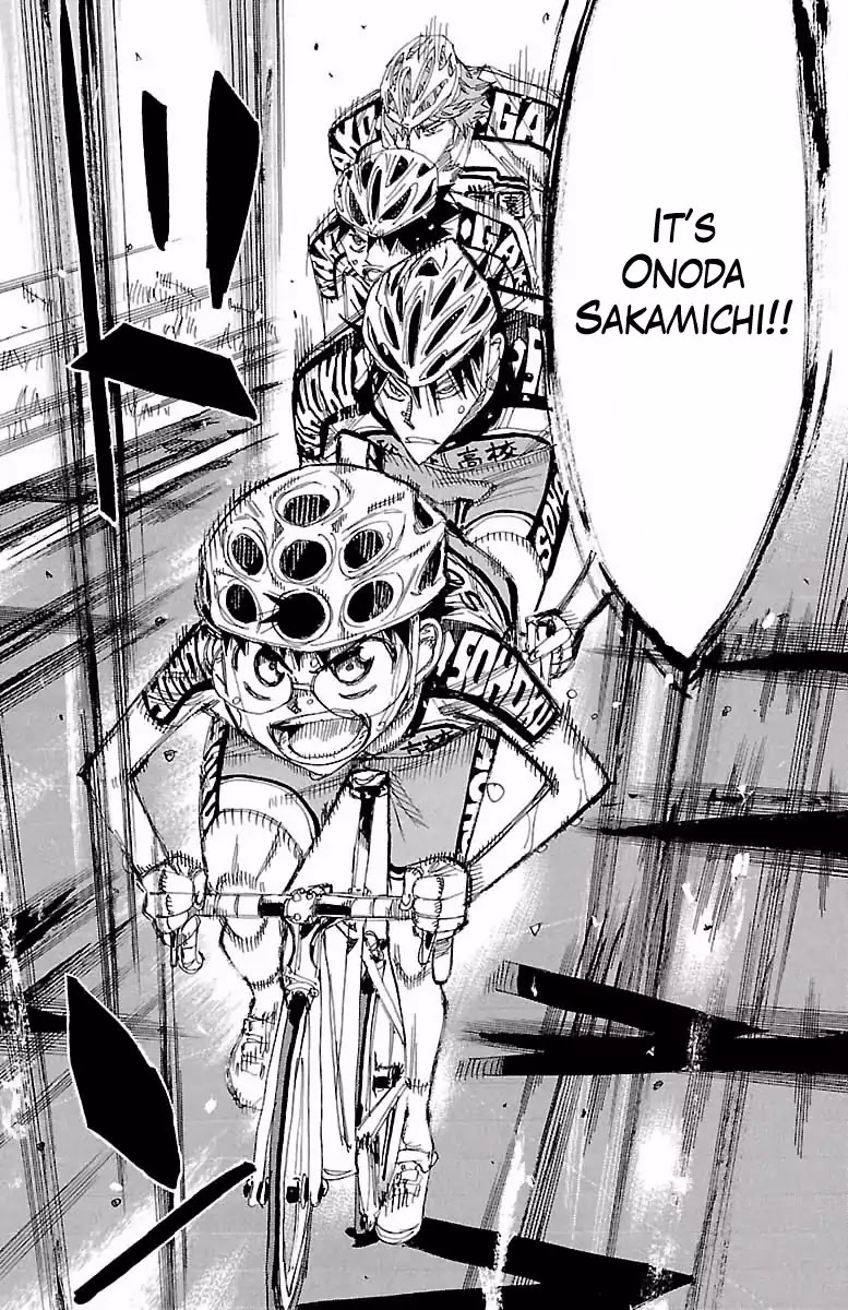 Yowamushi Pedal Chapter 400 page 16 - Chapter 400: Onoda Sakamichi