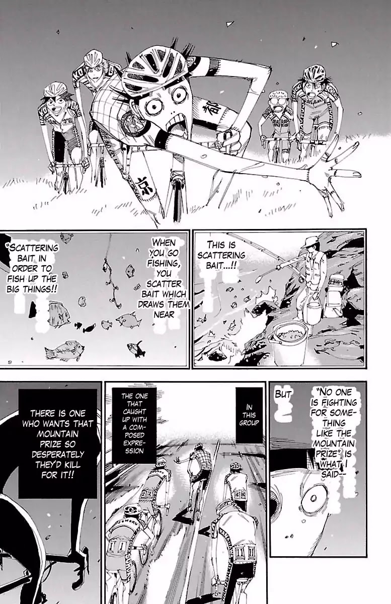 Yowamushi Pedal Chapter 401 page 15 - Chapter 401: Midousuji's outcry