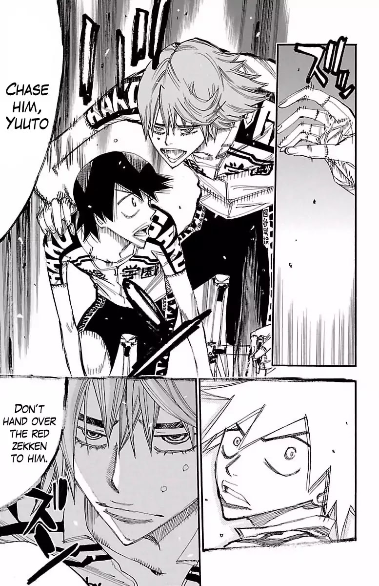 Yowamushi Pedal Chapter 401 page 17 - Chapter 401: Midousuji's outcry