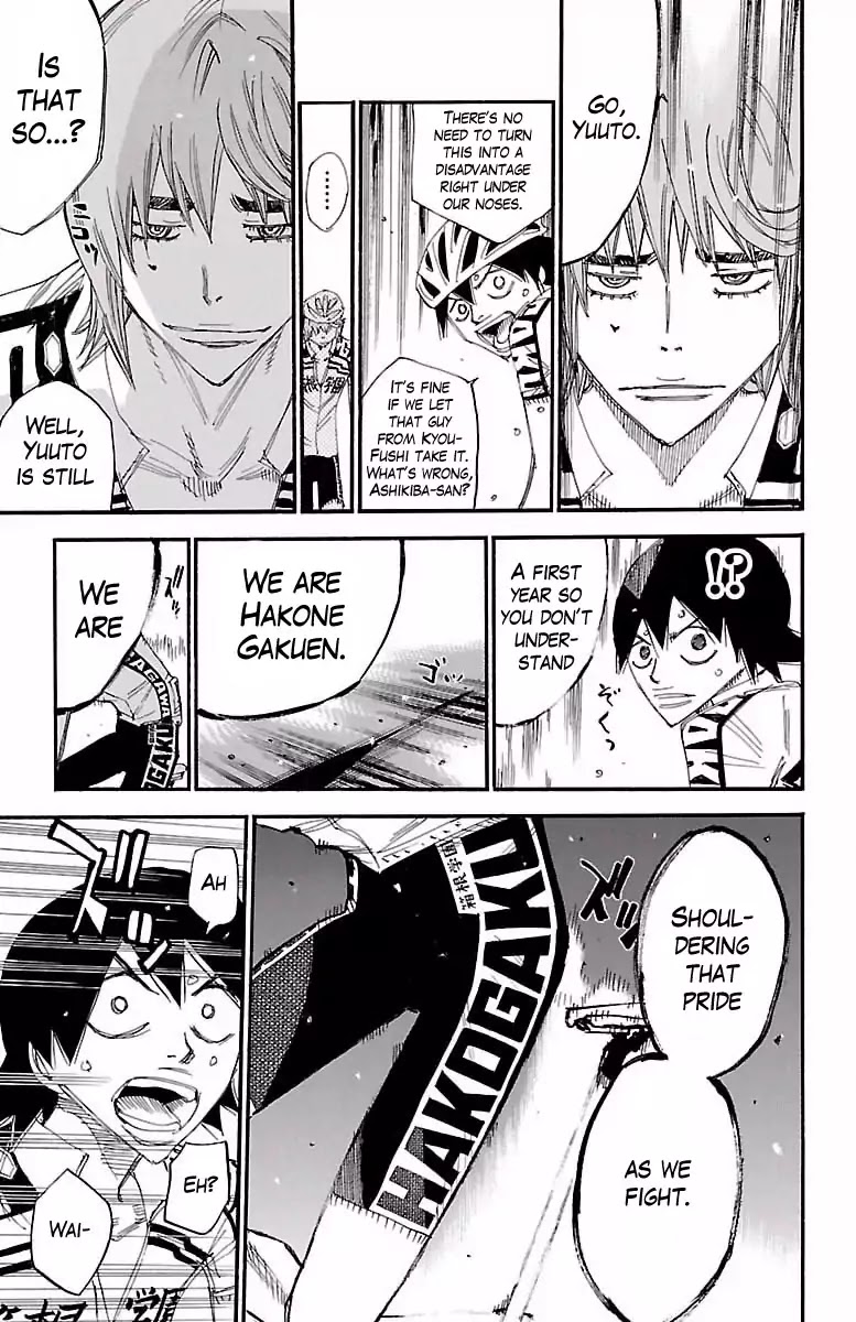 Yowamushi Pedal Chapter 401 page 19 - Chapter 401: Midousuji's outcry