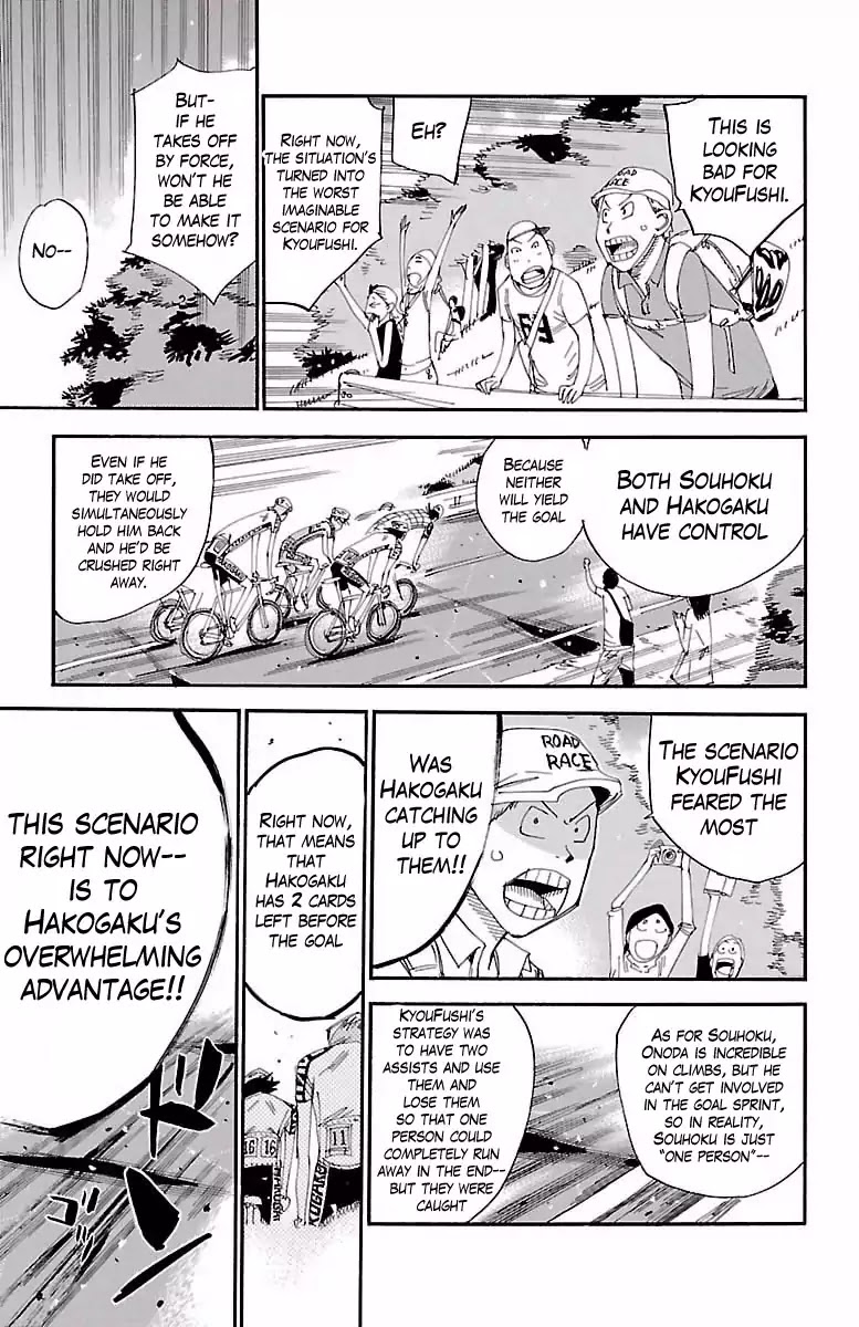 Yowamushi Pedal Chapter 401 page 8 - Chapter 401: Midousuji's outcry