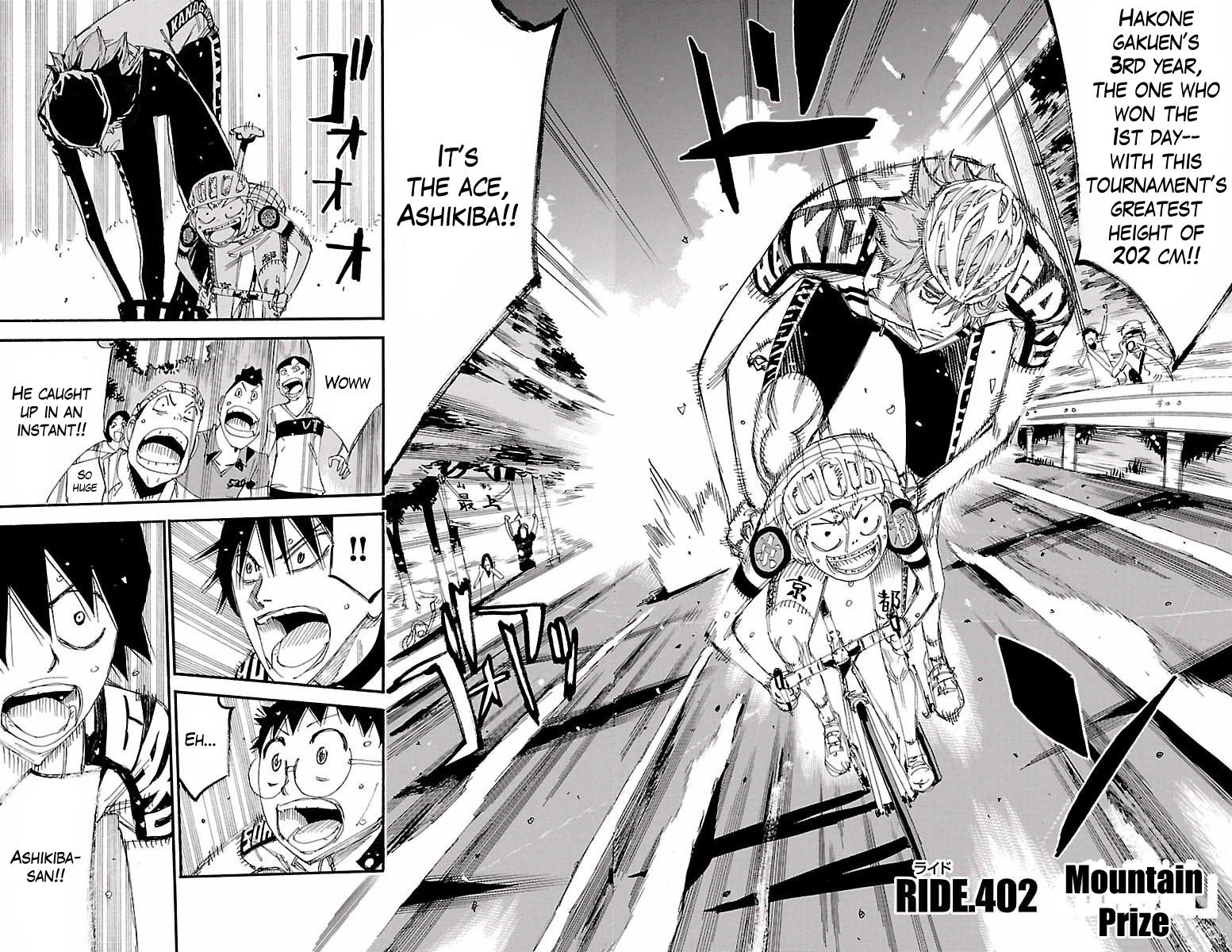 Yowamushi Pedal Chapter 402 page 2 - Chapter 402: Mountain prize