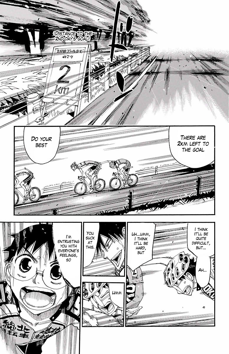 Yowamushi Pedal Chapter 403 page 10 - Chapter 403: Towards the 2nd day's goal