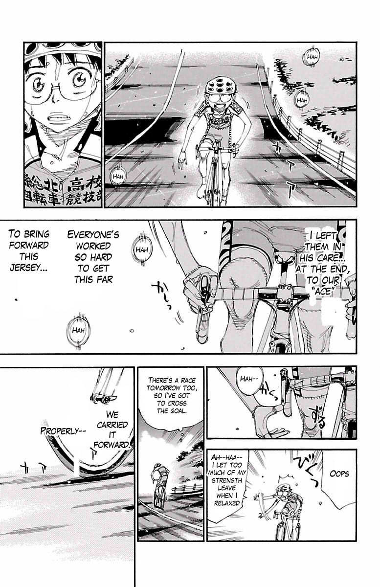 Yowamushi Pedal Chapter 403 page 13 - Chapter 403: Towards the 2nd day's goal