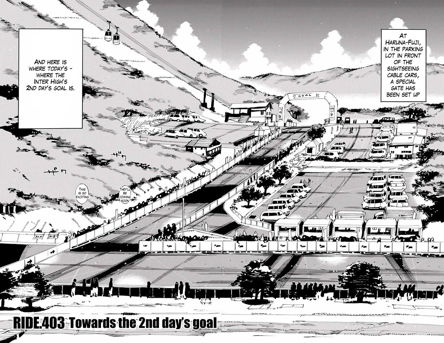 Yowamushi Pedal Chapter 403 page 2 - Chapter 403: Towards the 2nd day's goal