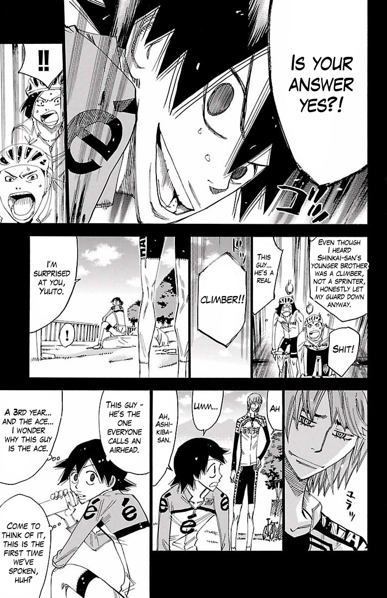 Yowamushi Pedal Chapter 404 page 16 - Chapter 404: Yuuto's confusion