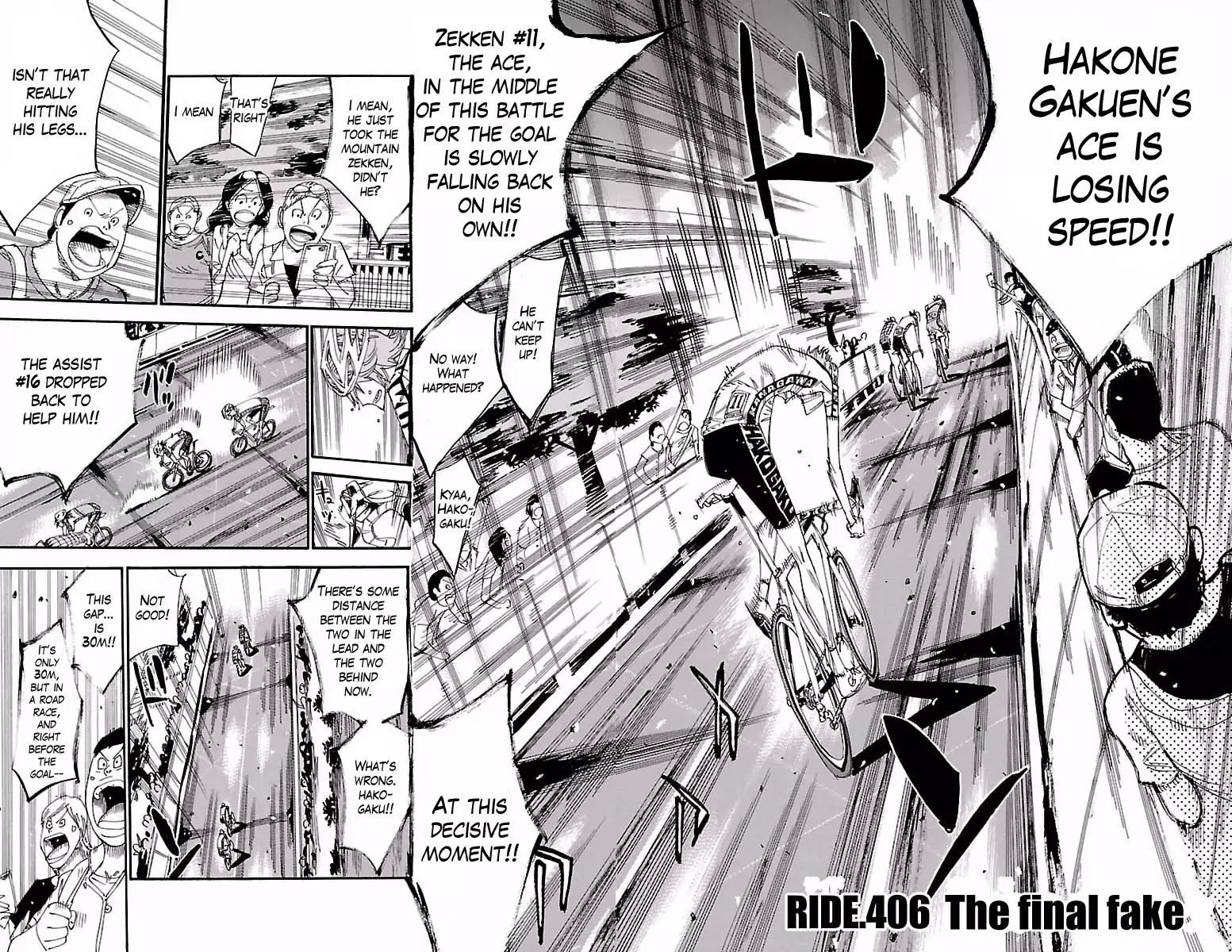 Yowamushi Pedal Chapter 406 page 4 - Chapter 406: The Final Fake