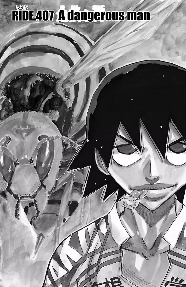 Yowamushi Pedal Chapter 407 page 1 - Chapter 407: A Dangerous Man