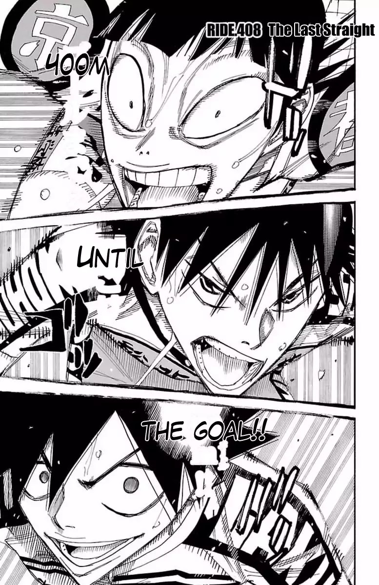 Yowamushi Pedal Chapter 408 page 2 - Chapter 408: The last straight