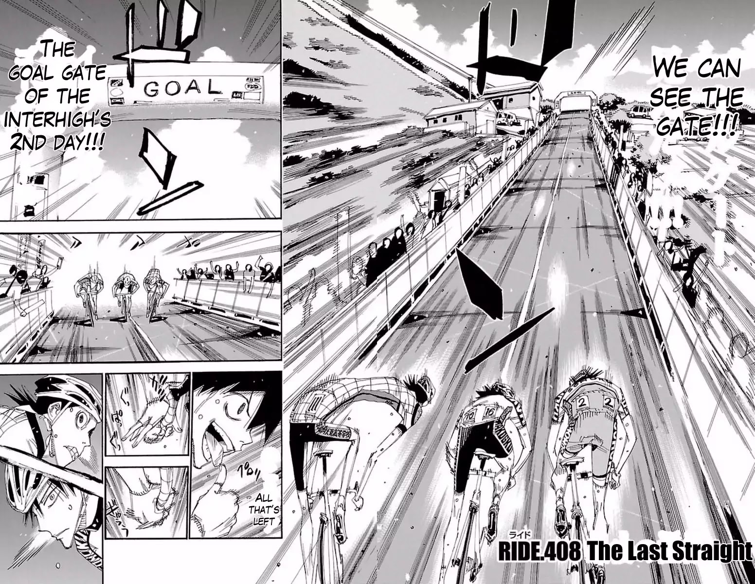 Yowamushi Pedal Chapter 408 page 3 - Chapter 408: The last straight
