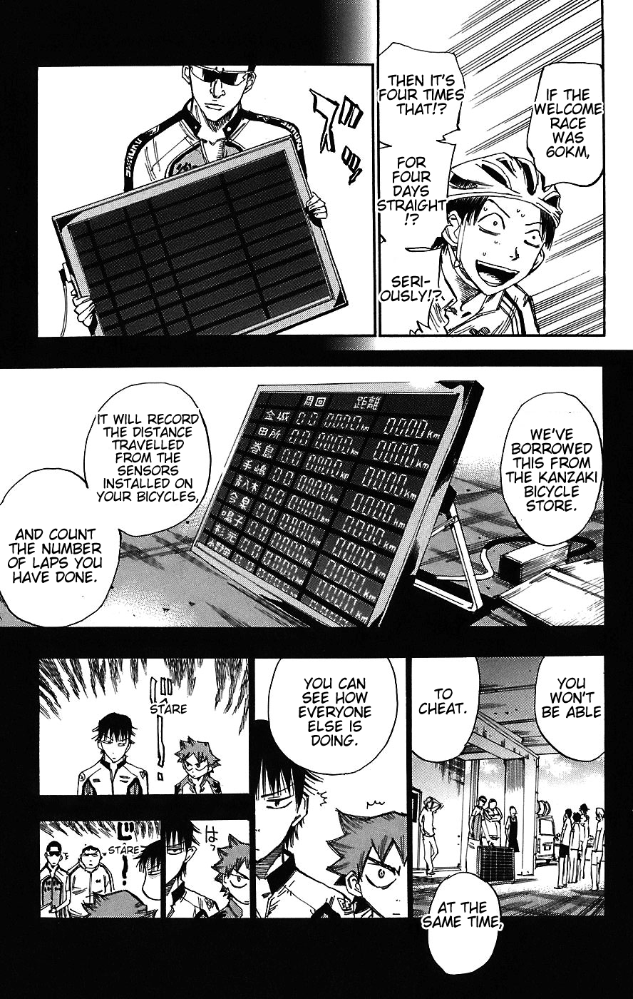 Yowamushi Pedal Chapter 41 page 11 - Chapter 41: First Day of Camp