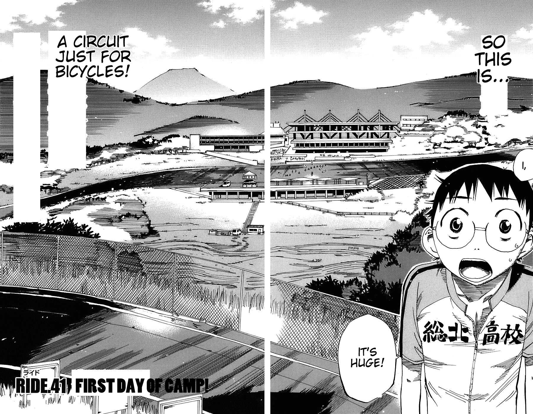 Yowamushi Pedal Chapter 41 page 2 - Chapter 41: First Day of Camp