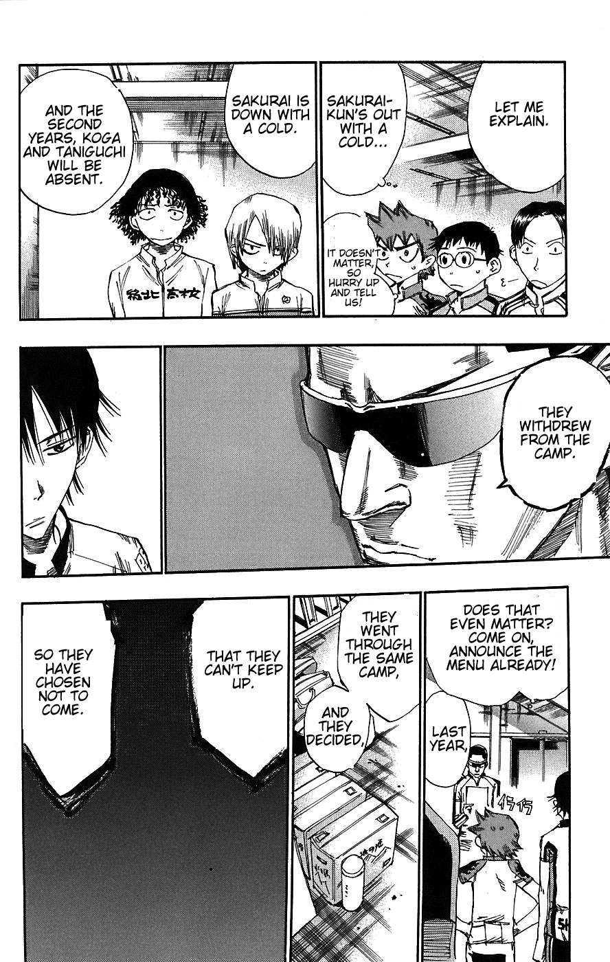 Yowamushi Pedal Chapter 41 page 7 - Chapter 41: First Day of Camp