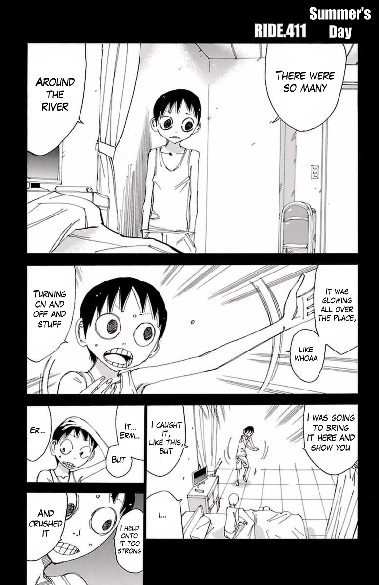 Yowamushi Pedal Chapter 411 page 1 - Chapter 411: Summer's day