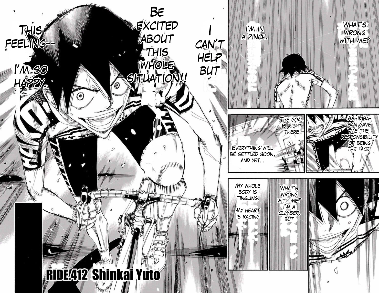 Yowamushi Pedal Chapter 412 page 2 - Chapter 412: Shinkai Yuto
