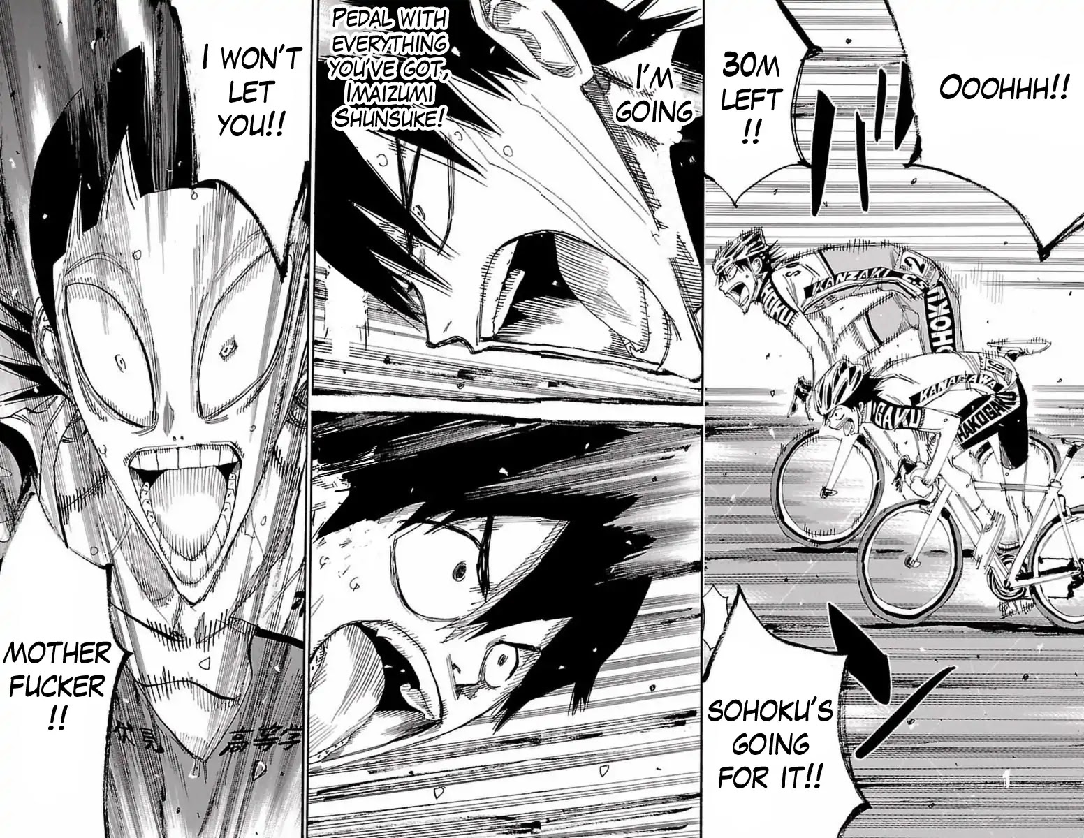 Yowamushi Pedal Chapter 413 page 19 - Chapter 413: The three strong ones