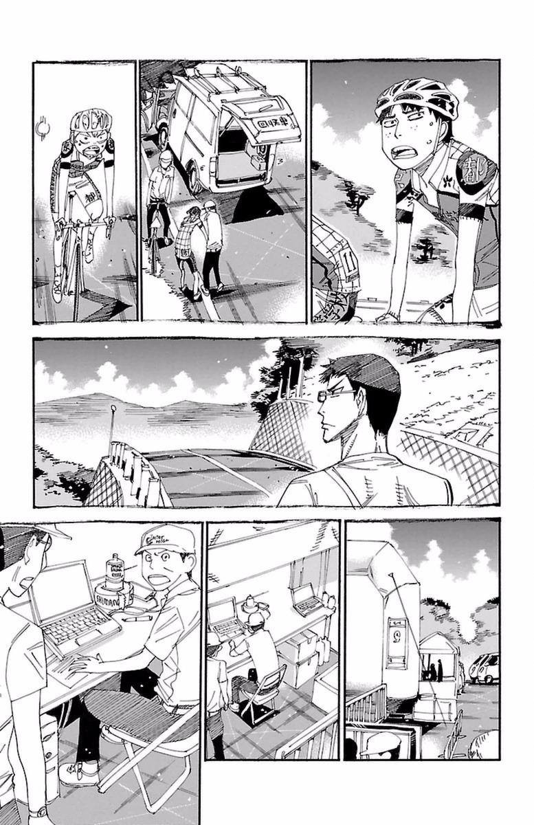 Yowamushi Pedal Chapter 414 page 13 - Chapter 414: The second day's goal line