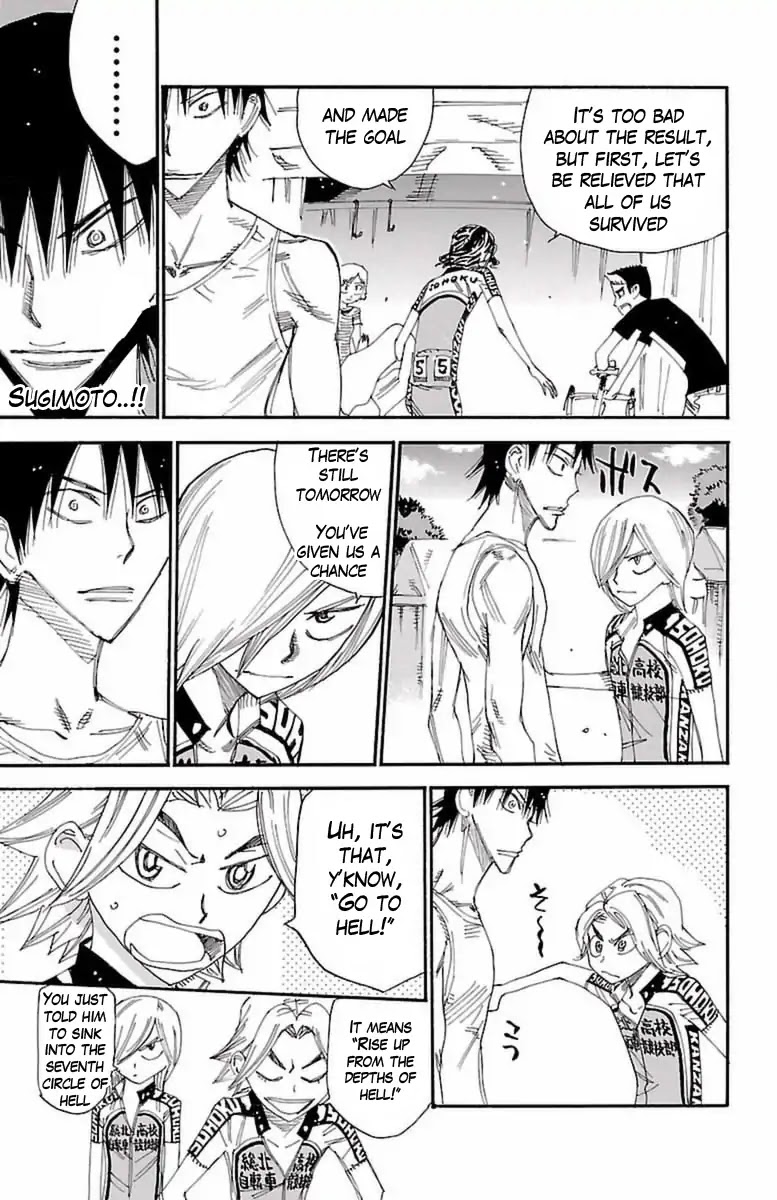 Yowamushi Pedal Chapter 416 page 11 - Chapter 416: The podium