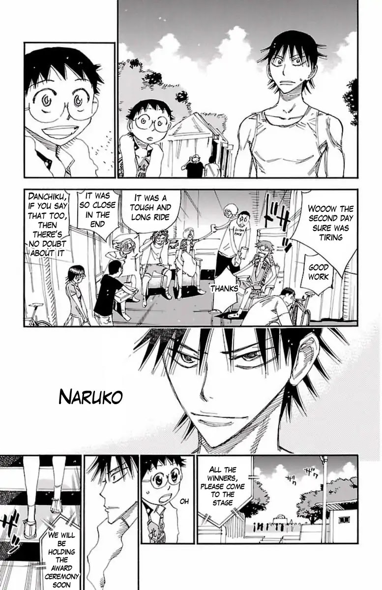 Yowamushi Pedal Chapter 416 page 13 - Chapter 416: The podium