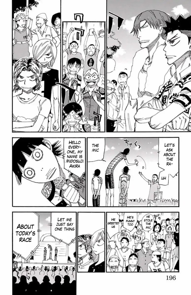 Yowamushi Pedal Chapter 416 page 15 - Chapter 416: The podium