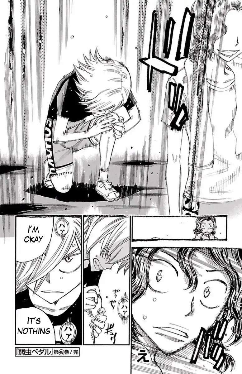 Yowamushi Pedal Chapter 416 page 25 - Chapter 416: The podium