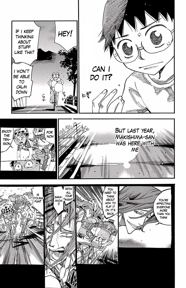 Yowamushi Pedal Chapter 417 page 15 - Chapter 417: Souhoku's dark cloud
