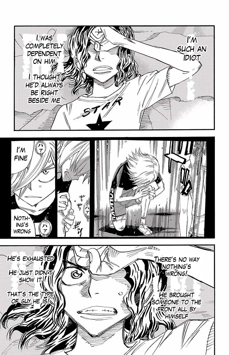 Yowamushi Pedal Chapter 417 page 4 - Chapter 417: Souhoku's dark cloud