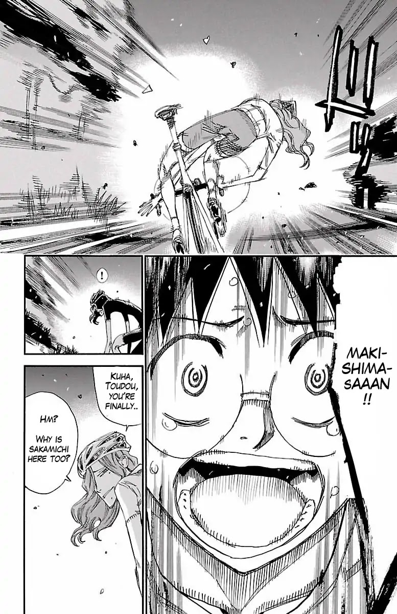 Yowamushi Pedal Chapter 418 page 18 - Chapter 418: A small ridge