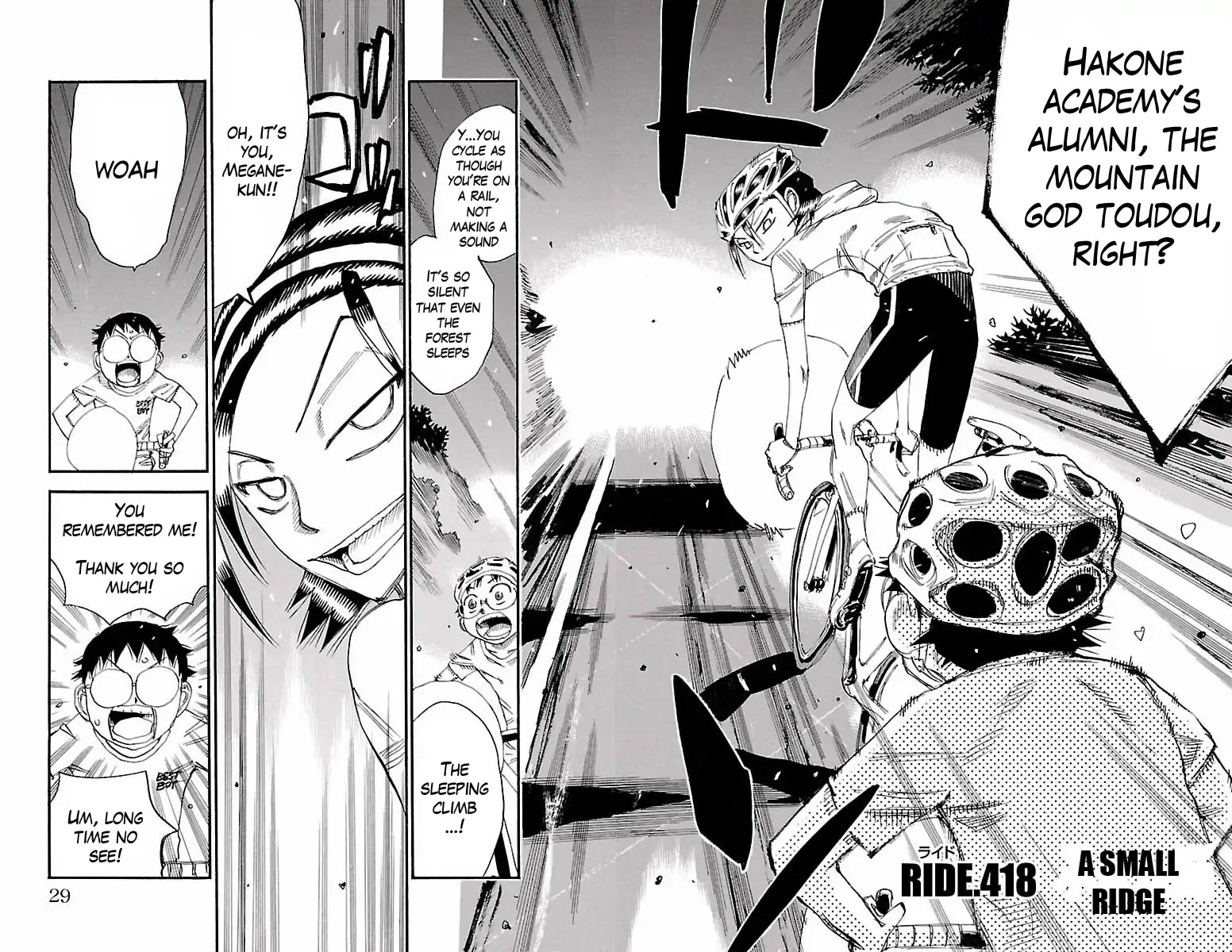 Yowamushi Pedal Chapter 418 page 2 - Chapter 418: A small ridge