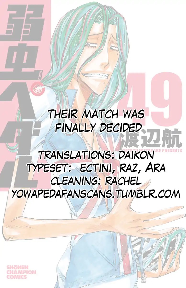Yowamushi Pedal Chapter 420 page 23 - Chapter 420: The climb