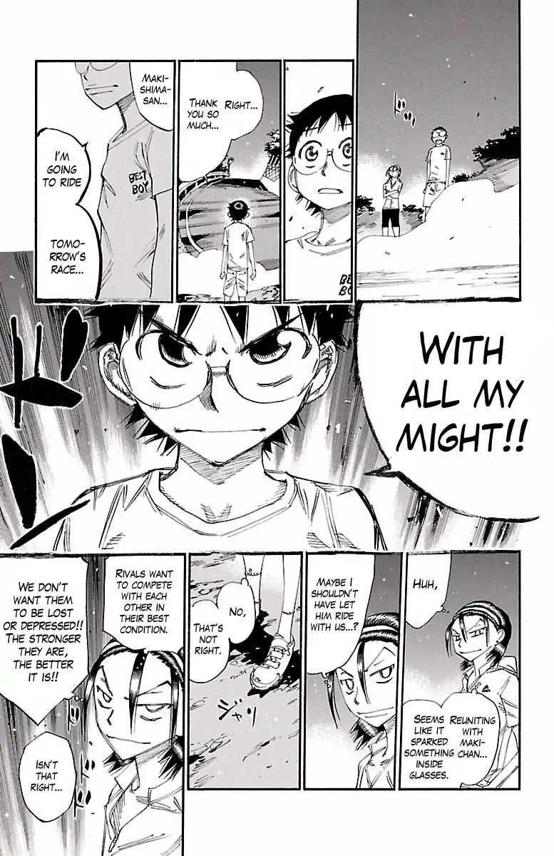 Yowamushi Pedal Chapter 421 page 15 - Chapter 421: those who saw the light