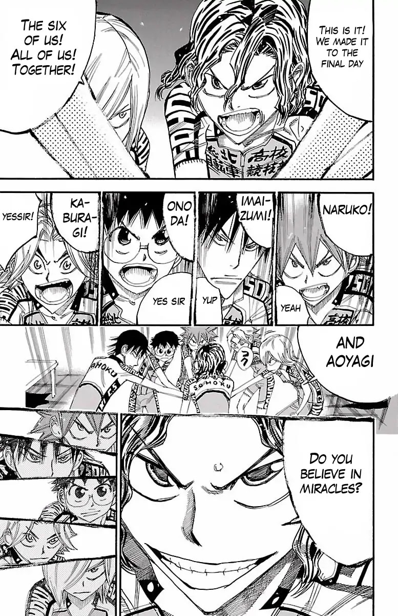 Yowamushi Pedal Chapter 422 page 10 - Chapter 422: The morning of determination