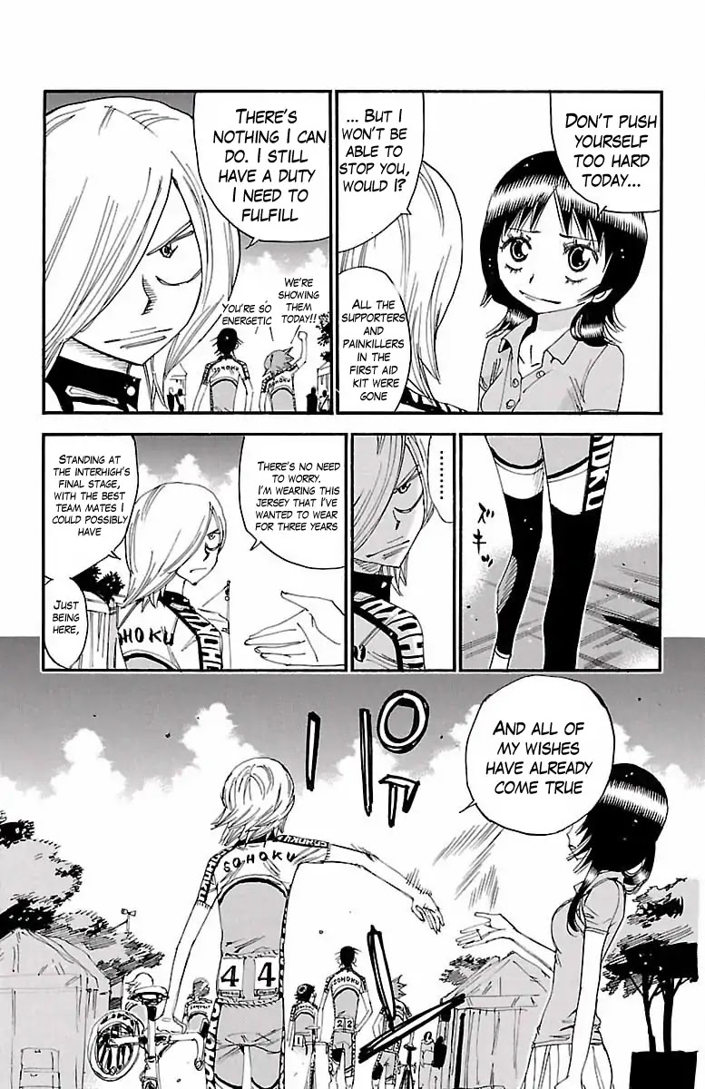 Yowamushi Pedal Chapter 422 page 14 - Chapter 422: The morning of determination