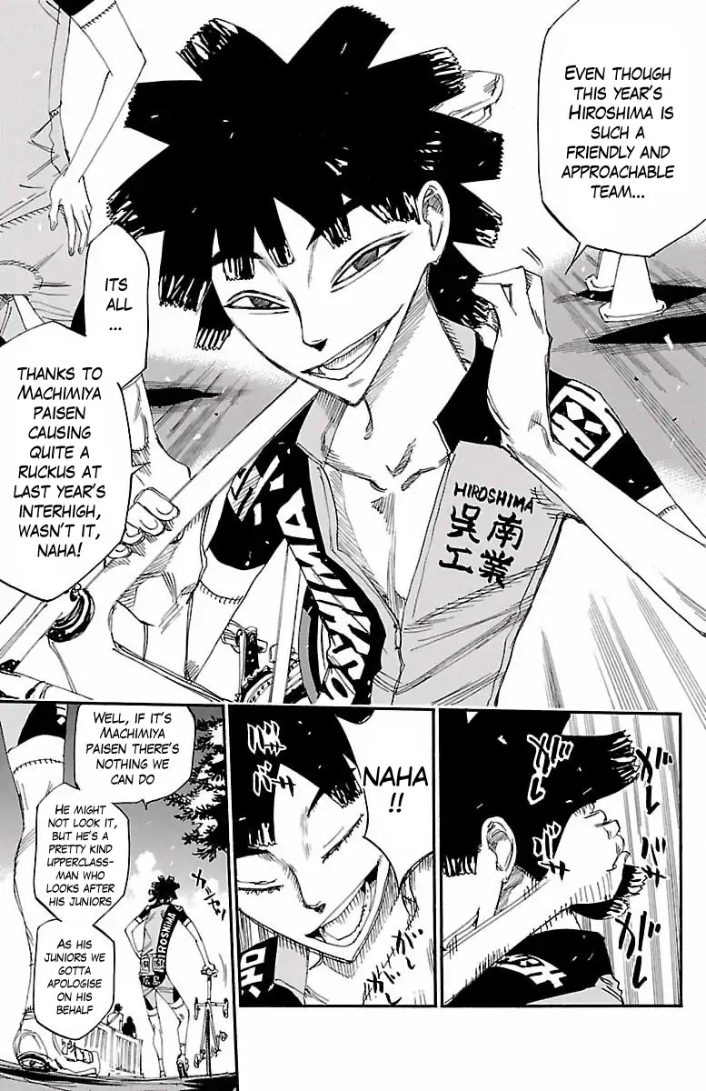 Yowamushi Pedal Chapter 422 page 16 - Chapter 422: The morning of determination
