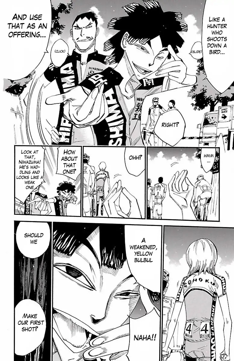 Yowamushi Pedal Chapter 422 page 18 - Chapter 422: The morning of determination