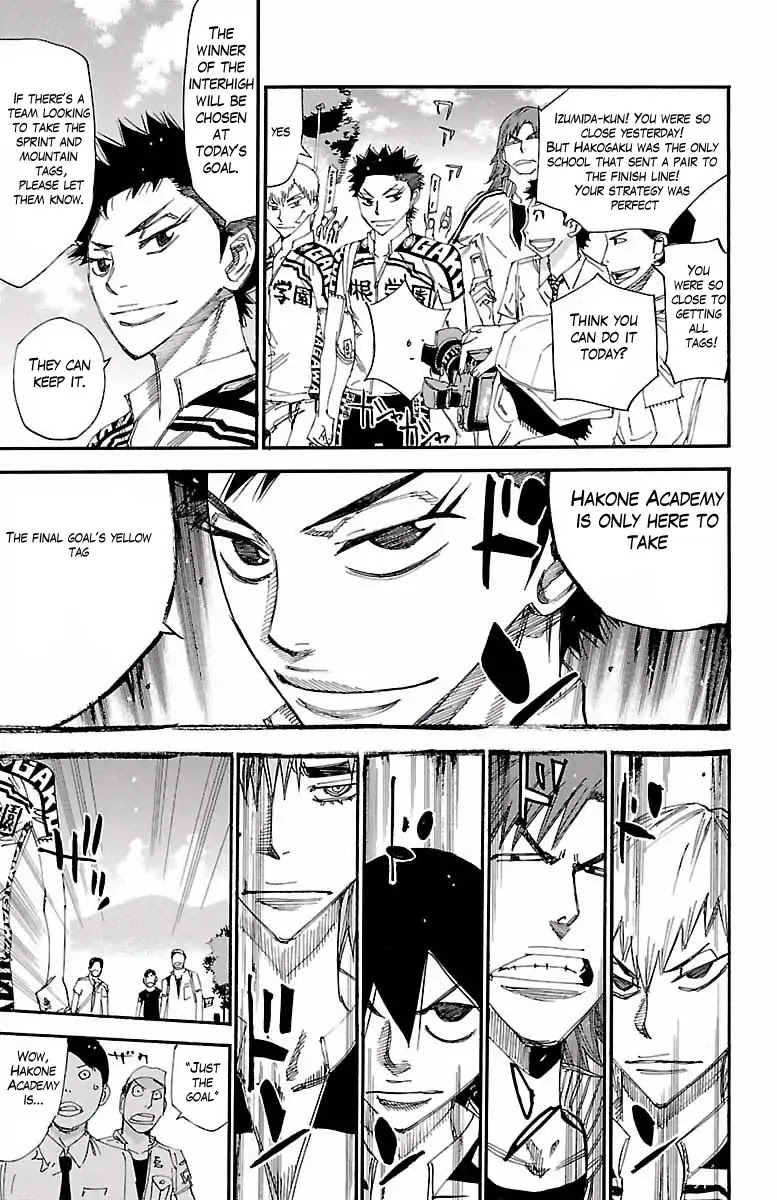 Yowamushi Pedal Chapter 422 page 6 - Chapter 422: The morning of determination