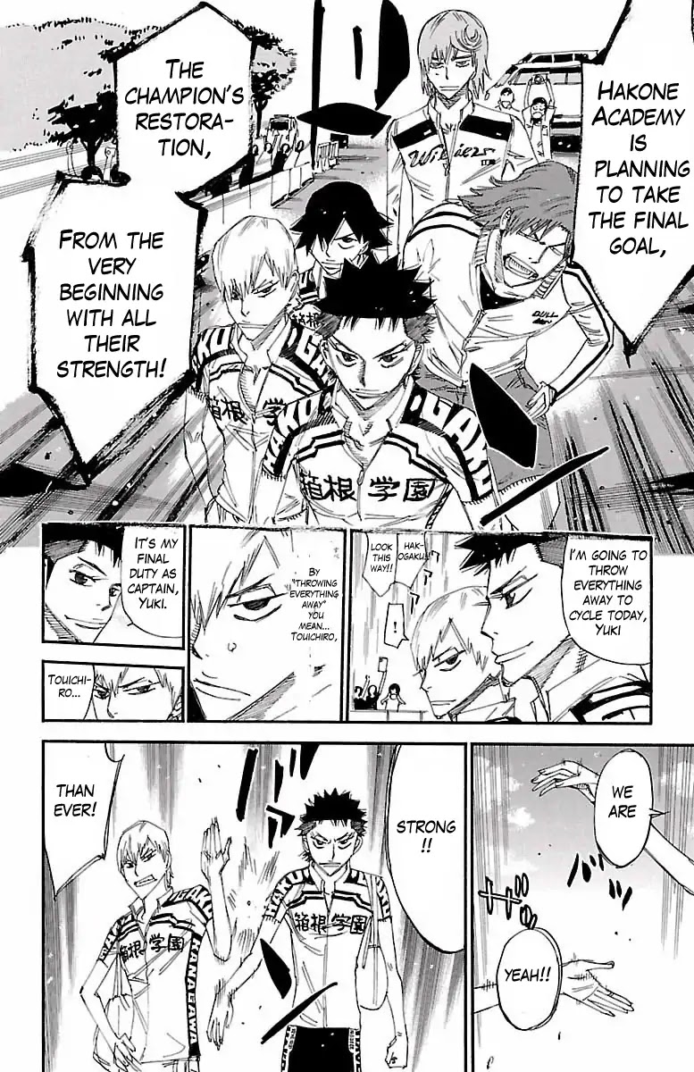 Yowamushi Pedal Chapter 422 page 7 - Chapter 422: The morning of determination