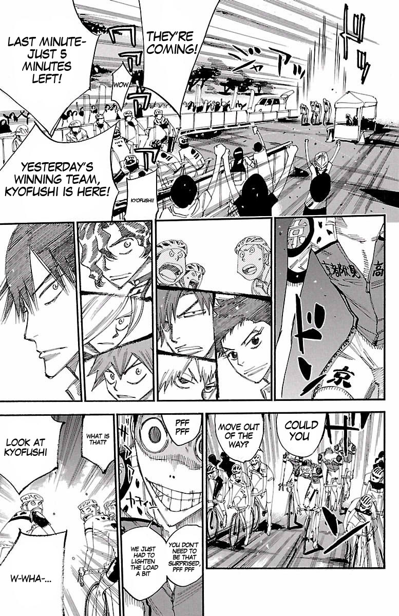 Yowamushi Pedal Chapter 424 page 15 - Chapter 424: Everyone's starting line