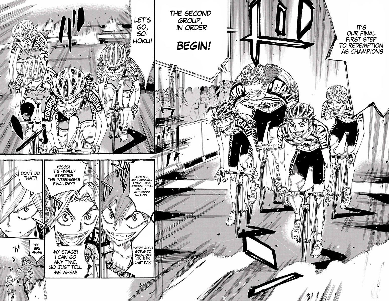 Yowamushi Pedal Chapter 425 page 14 - Chapter 425: Final day, begin!