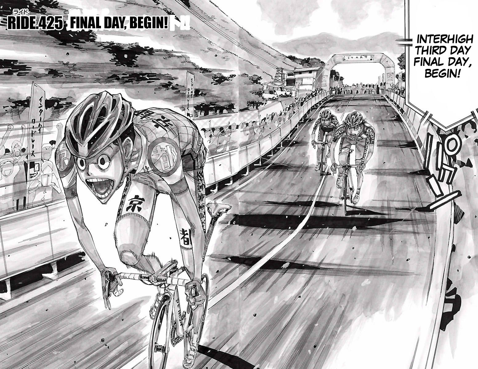 Yowamushi Pedal Chapter 425 page 2 - Chapter 425: Final day, begin!